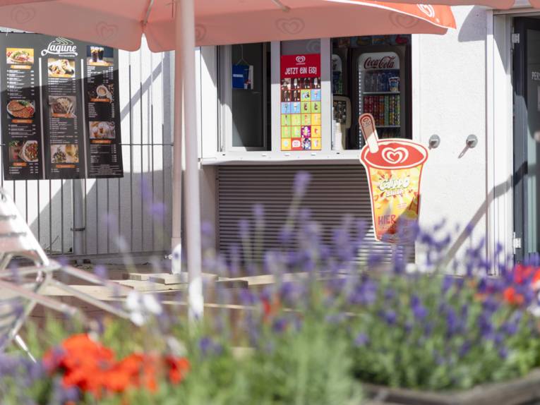 Kiosk im Schwimmbad