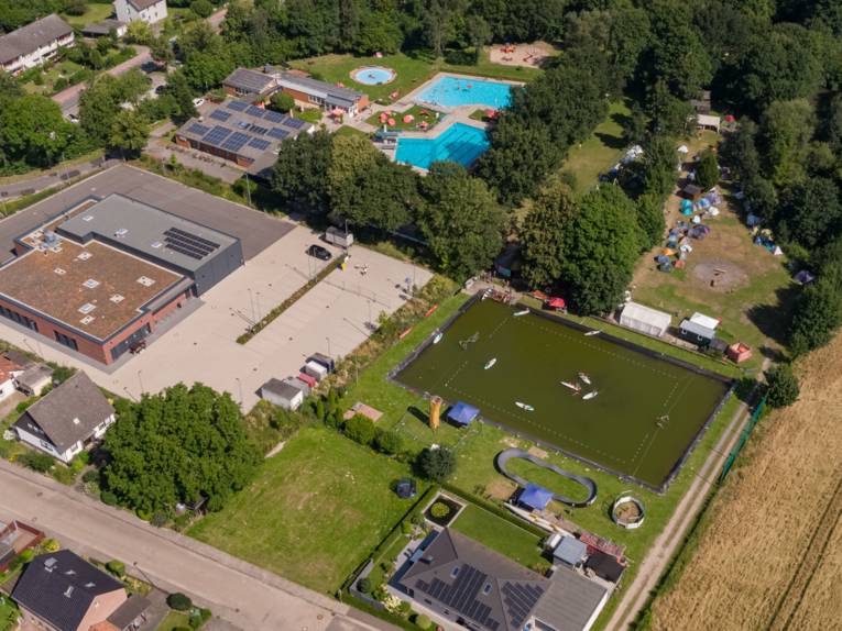 Freibad Goltern - Luftbild